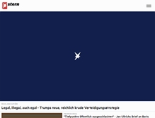 Tablet Screenshot of mobil.stern.de